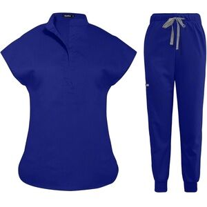 Blue Scrub Set - Jogger